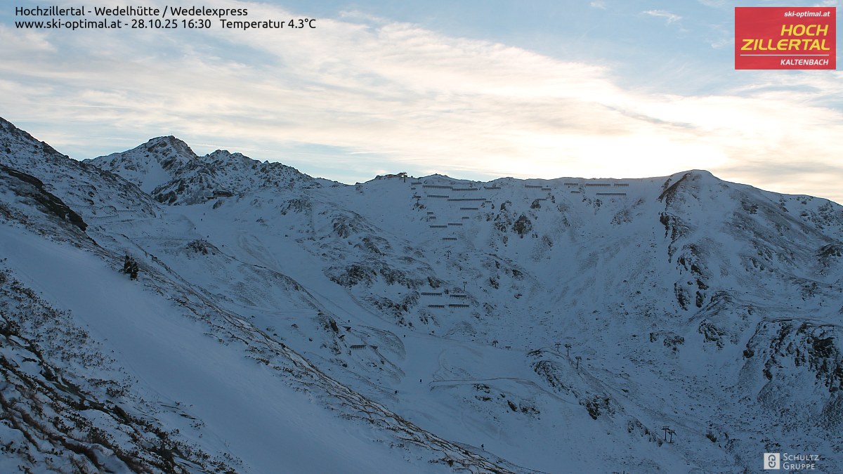 Webcam Wedelhuette - Wedelexpress - Hochzillertal - Kaltenbach Webcam Wedelhuette - Wedelexpress - Hochzillertal - Kaltenbach